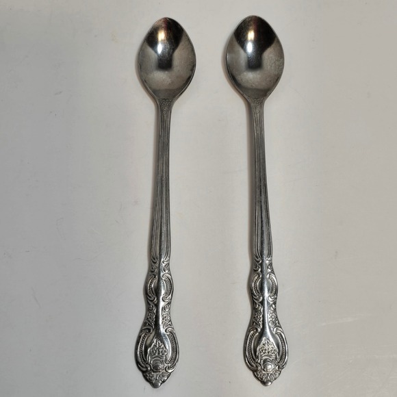 Wm. Rogers & Son Other - Wm. Rogers & Son Stainless Silverware Glacon‎ Pattern "INS595" Iced Teaspoon